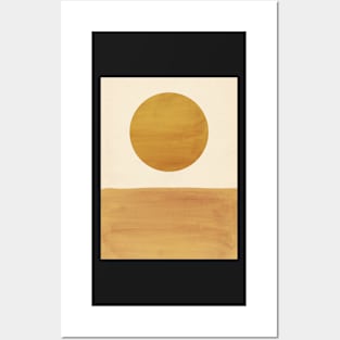 Abstract warm landscape Posters and Art